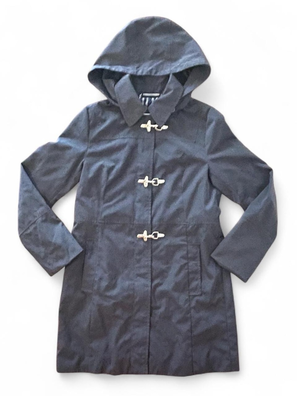 Nautica Duffle Coat with Removable Hood in Navy Blue